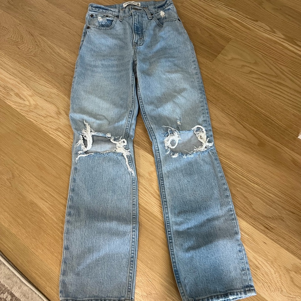 Abercrombie & Fitch 90s Straight Ultra High Rise Jeans